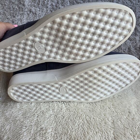 New Journee Collection Womens Cardi Slip On Wedge Booties Sneakers‎ Blue Sz 11 - Picture 2 of 5